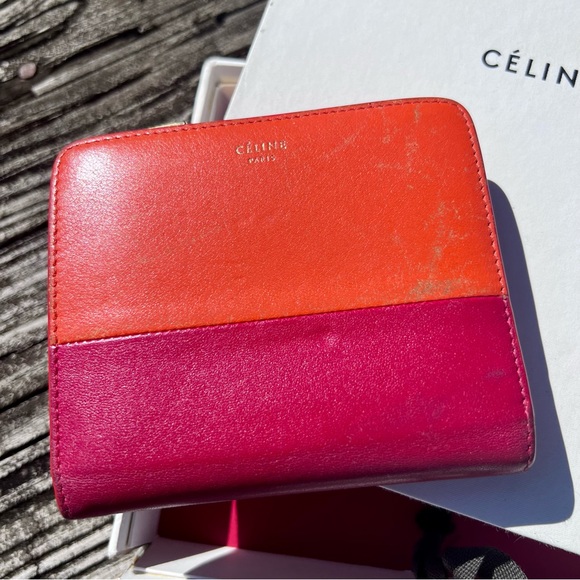 CÉLINE Colorblock Bifold Wallet - Picture 2 of 16